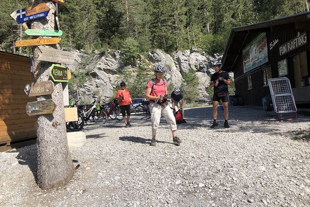 Bike&Hike-Tour Lechtal Holzgauer Hängebrücke
