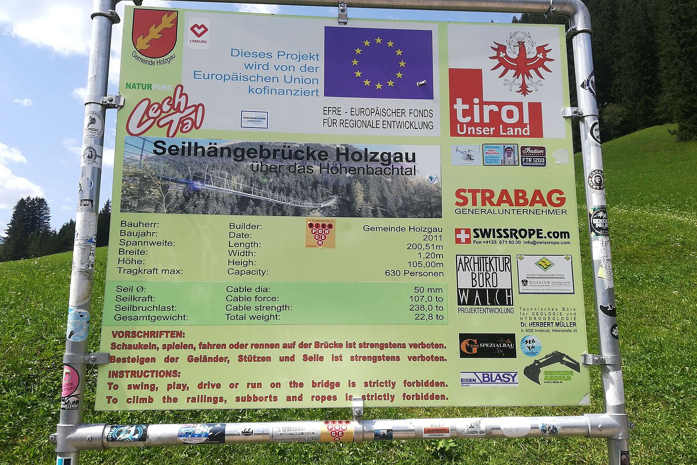Bike&Hike-Tour Lechtal Holzgauer Hängebrücke