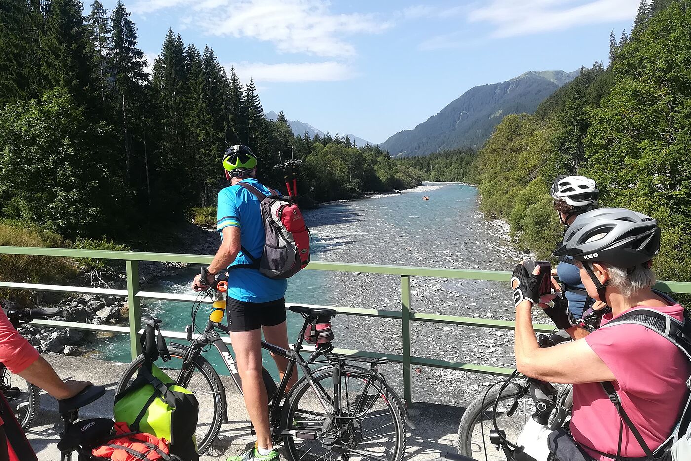 Bike&Hike-Tour Lechtal Holzgauer Hängebrücke