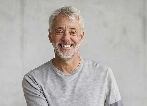 Porträt des ADFC-Bundesvorsitzenden Frank Masurat.